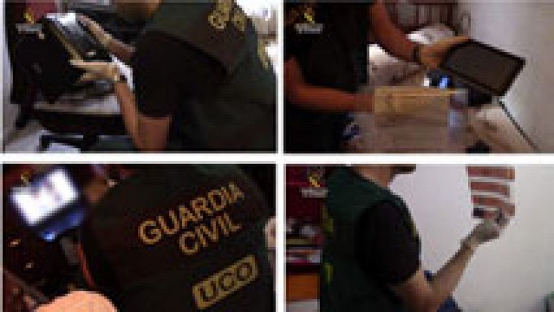 La Guardia Civil ha desarticulado una organización dedicada a la pornografía infantil