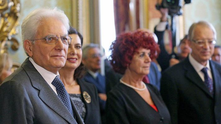 Telediario 1 - Sergio Mattarella es el nuevo presidente de Italia