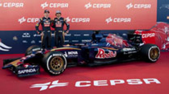 Telediario 1 - El Toro Rosso de Carlos Sainz ve la luz en Jerez