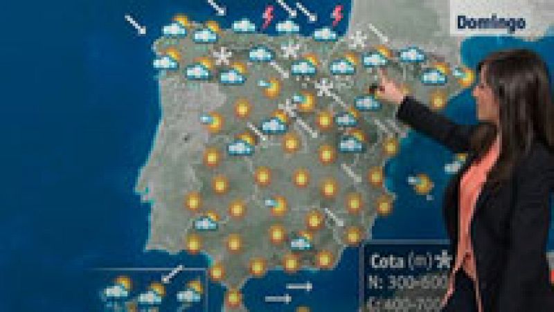 Febrero se estrena con viento, frío y nieve 