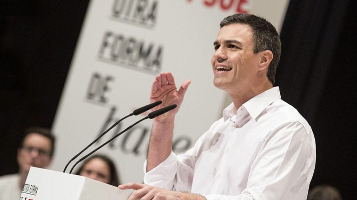Telediario 1 - En Valencia termina la convención autonómica del PSOE