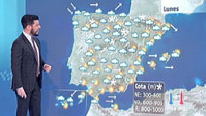 Alerta por viento y lluvias en el tercio norte, y por aludes en los Pirineos