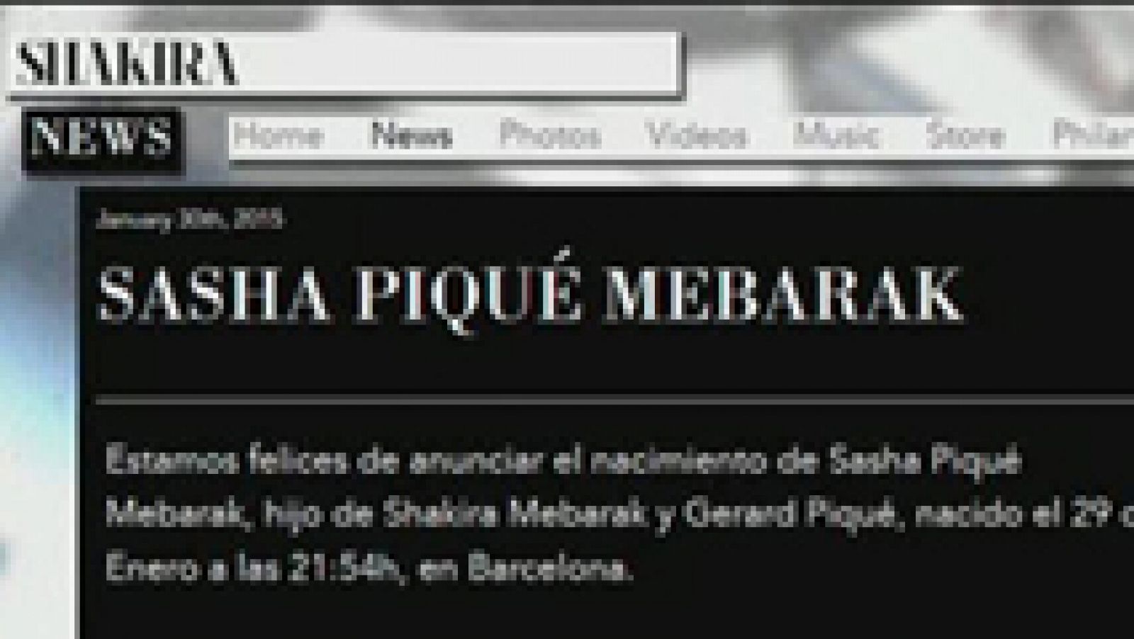 Shakira y Piqué celebran su cumpleaños con Sasha