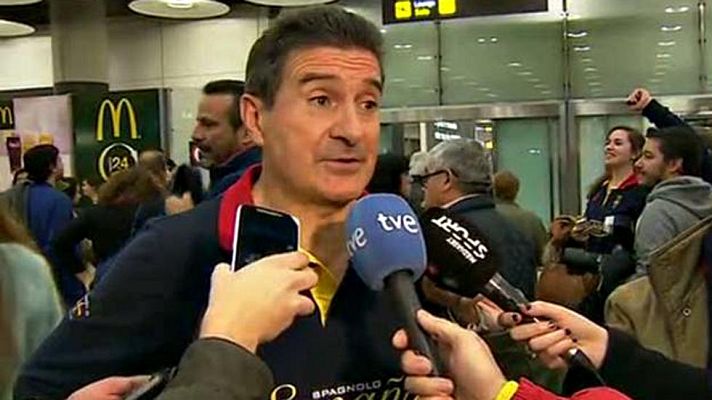 Telediario 1 - Cadenas: "Al esfuerzo le ha faltado la recompensa de la medalla"