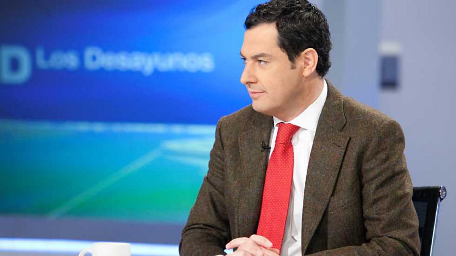 Los desayunos de TVE - Juan Manuel Moreno, líder del Partido Popular de Andalucía