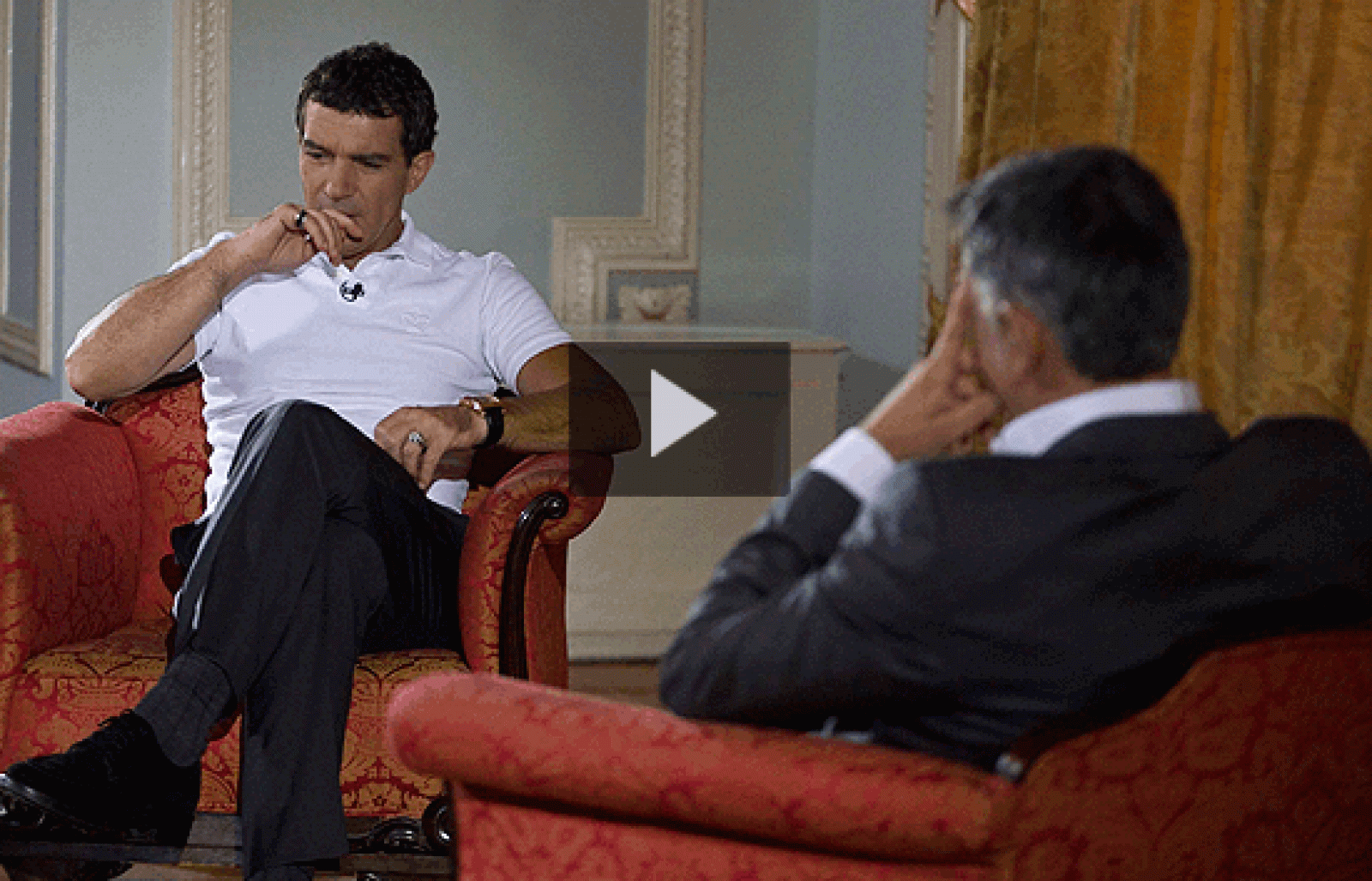 Juan Ramón Lucas entrevista a Antonio Banderas, Premio Donostia 2008 (25/09/2008).