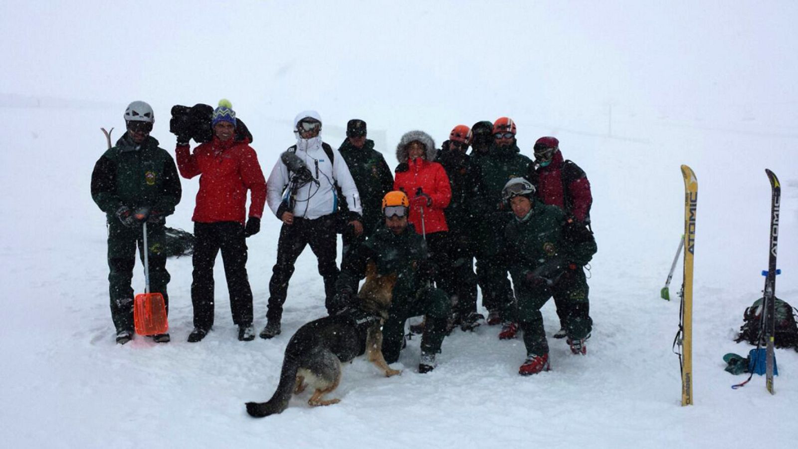 Rescate en plena montaña