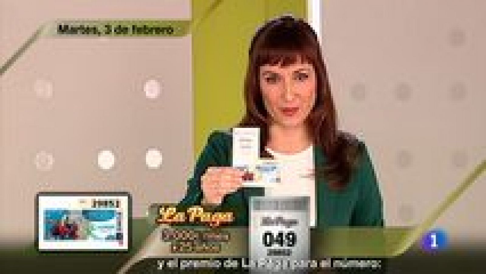 Sorteos ONCE: Sorteo ONCE - 03/02/15 | RTVE Play