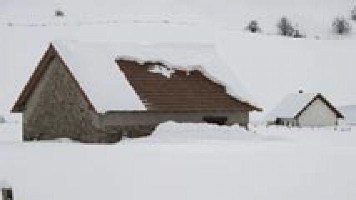 Telediario 1 - Una ola de frío recorre España