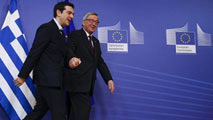 Informativo 24h - Jean-Claude Juncker y Alexis Tsipras se reúnen en Bruselas