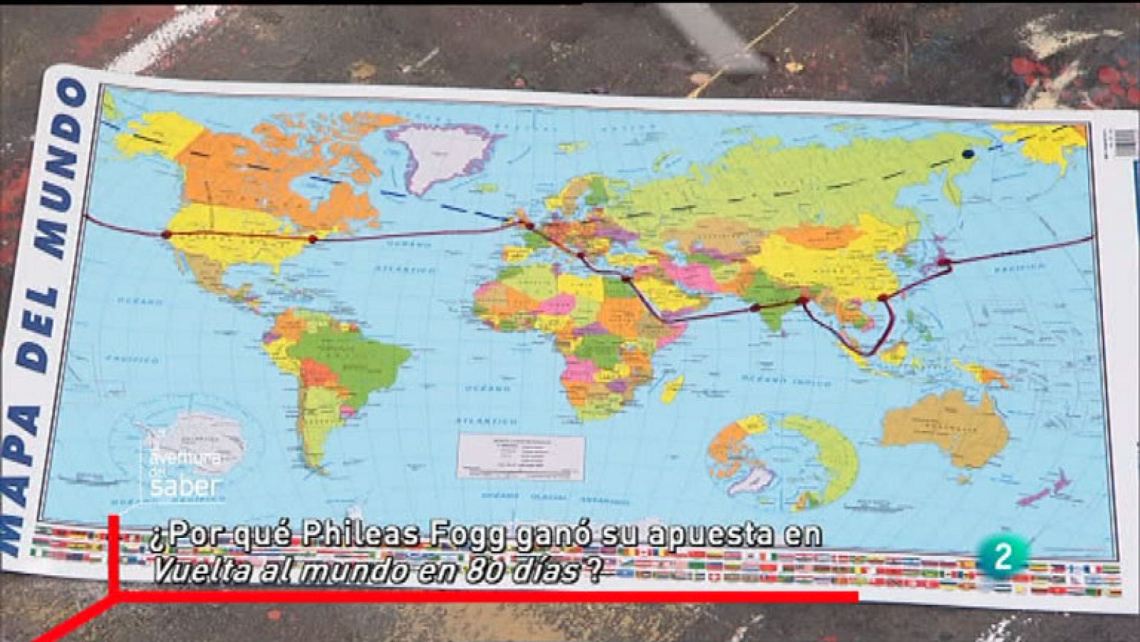 La Aventura del Saber. Sección La pregunta matemática. ¿Por qué Phileas Fogg ganó su apuesta en Vuelta al mundo en 80 días?