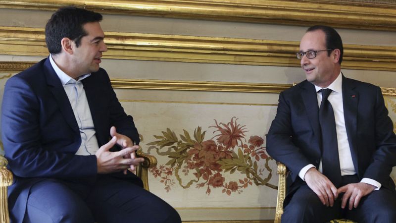 El primer ministro griego continúa en París su vertiginosa ronda de contactos políticos