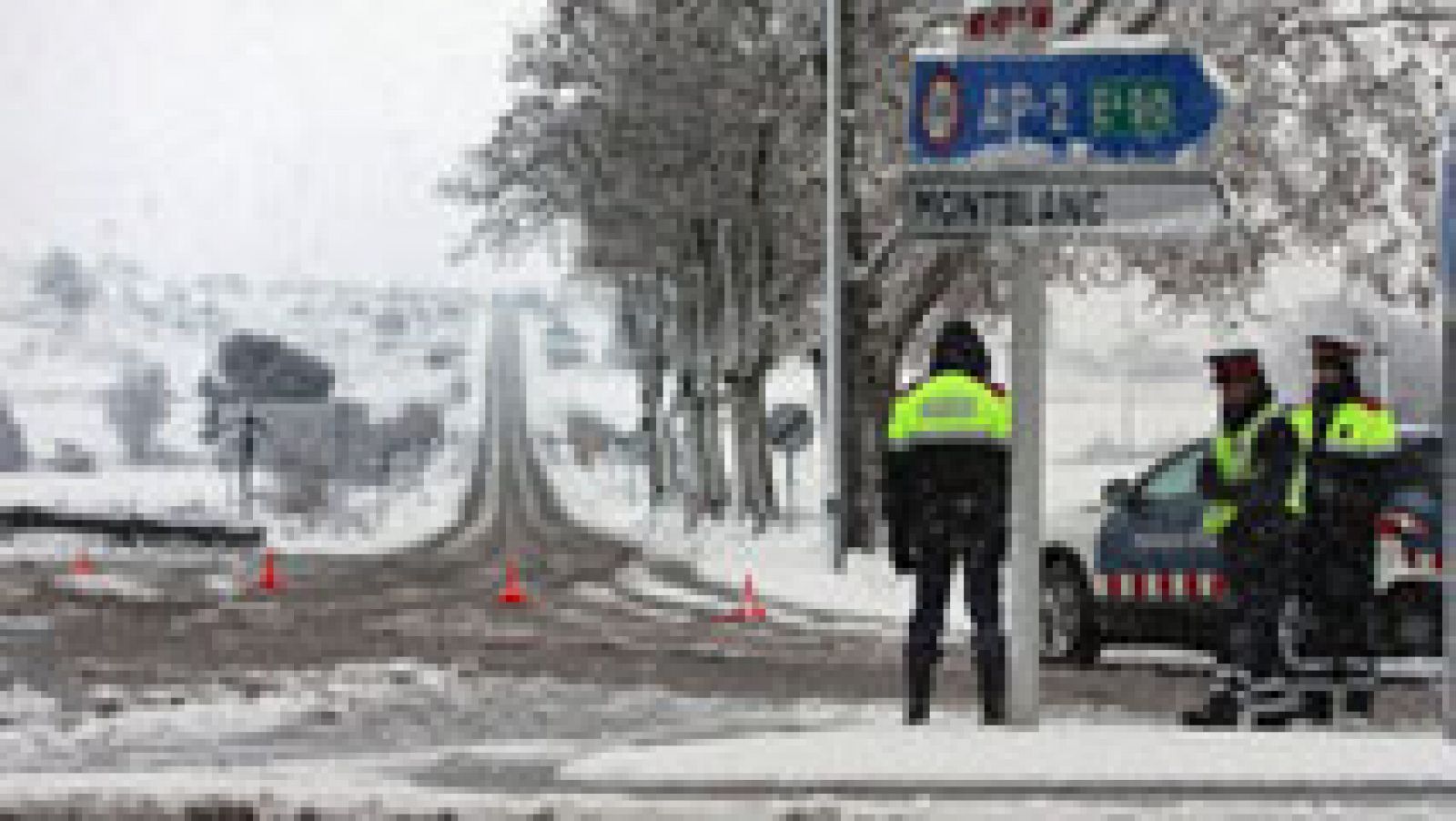 Telediario 1: La nieve obliga al cierre de muchas carretera | RTVE Play