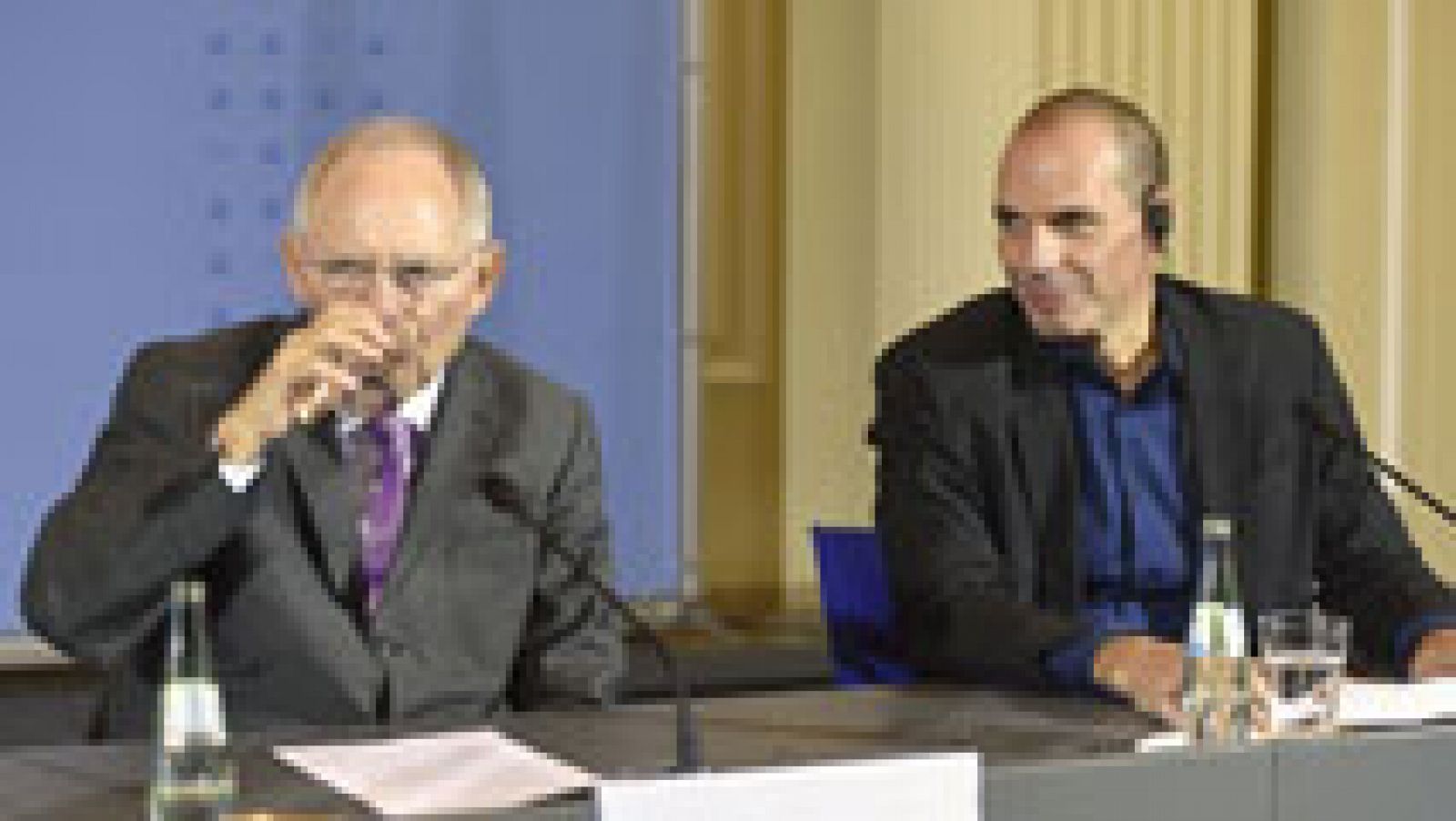 Telediario 1: Reunión entre los ministros de Finanzas de Grecia y Alemania | RTVE Play
