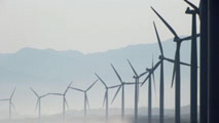 Con el temporal de viento se produce más energía eólica