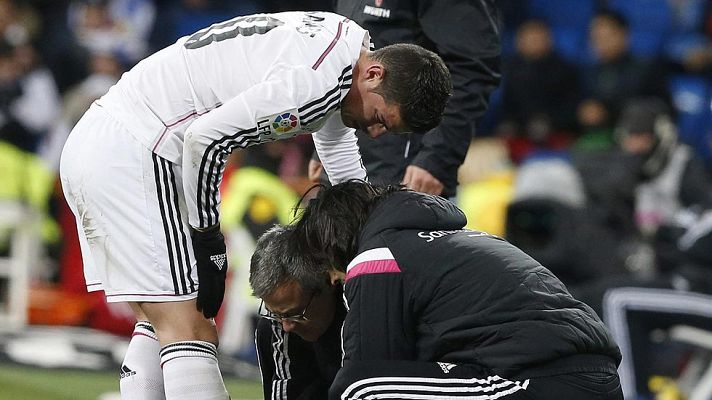 Telediario 1 - El Real Madrid llegar�� cojo al derbi