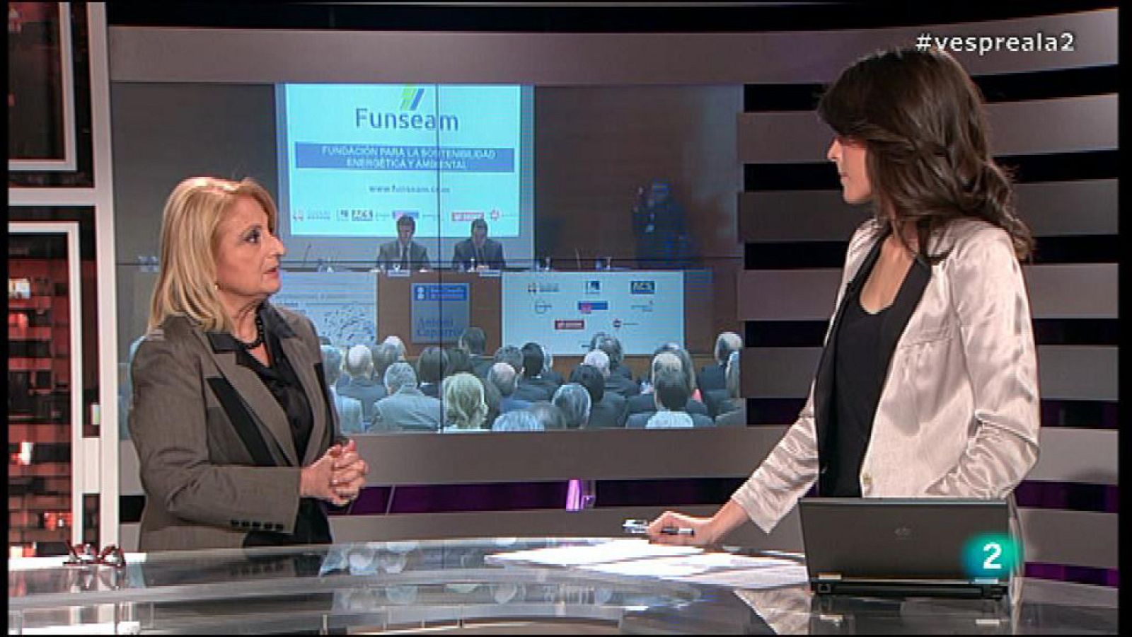 Vespre a La 2 - Entrevista a Maria Teresa Costa, sostenibilitat energètica