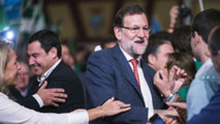 Rajoy avala a Moreno en Andalucía