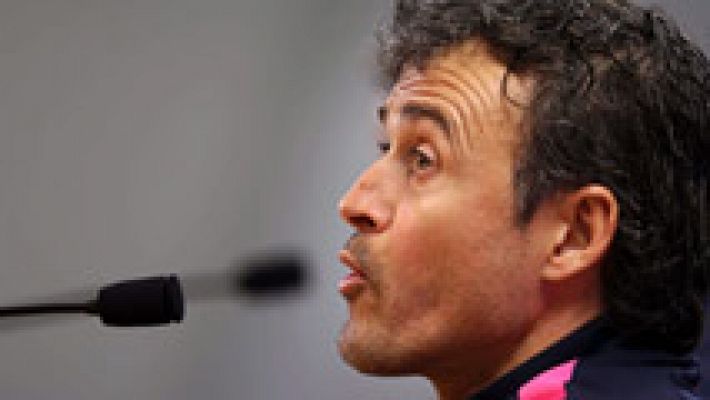 Telediario 1 - Luis Enrique se aisla de los asuntos extradeportivos