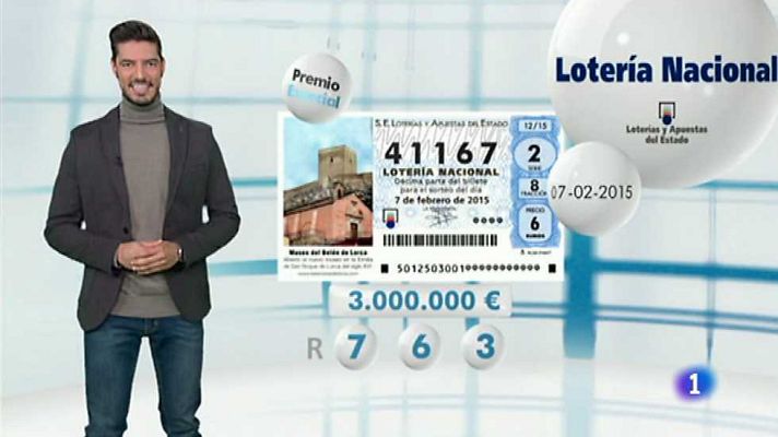 Loterías - Lotería Nacional - 07/02/15