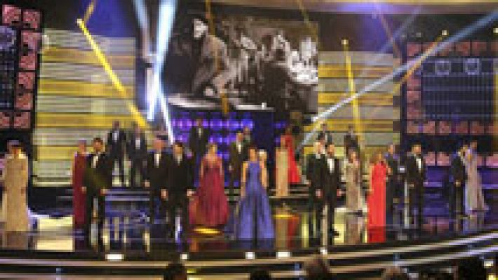 Arranque musical de los Premios Goya 2015