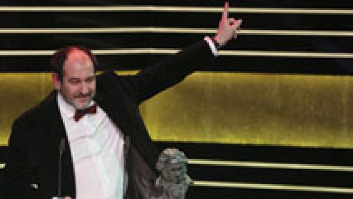 Karra Elejalde recibe el Goya 2015 a mejor actor de reparto 