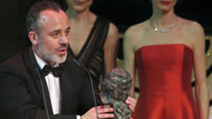 Javier Gutiérrez recibe el Goya 2015 a mejor actor