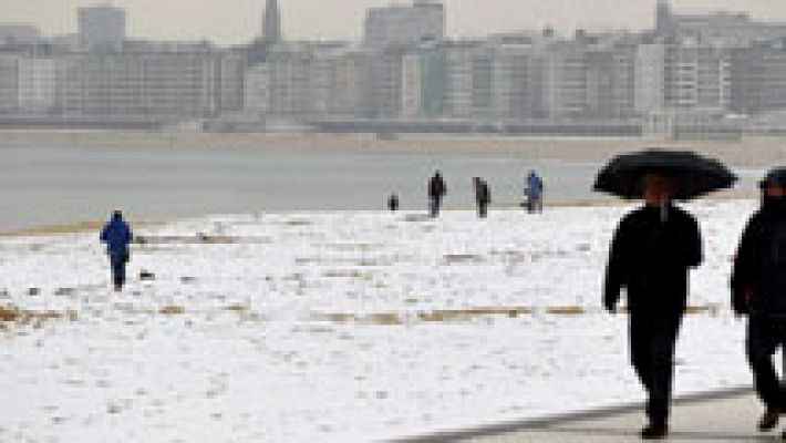 El temporal que azota el norte de España comienza a remitir