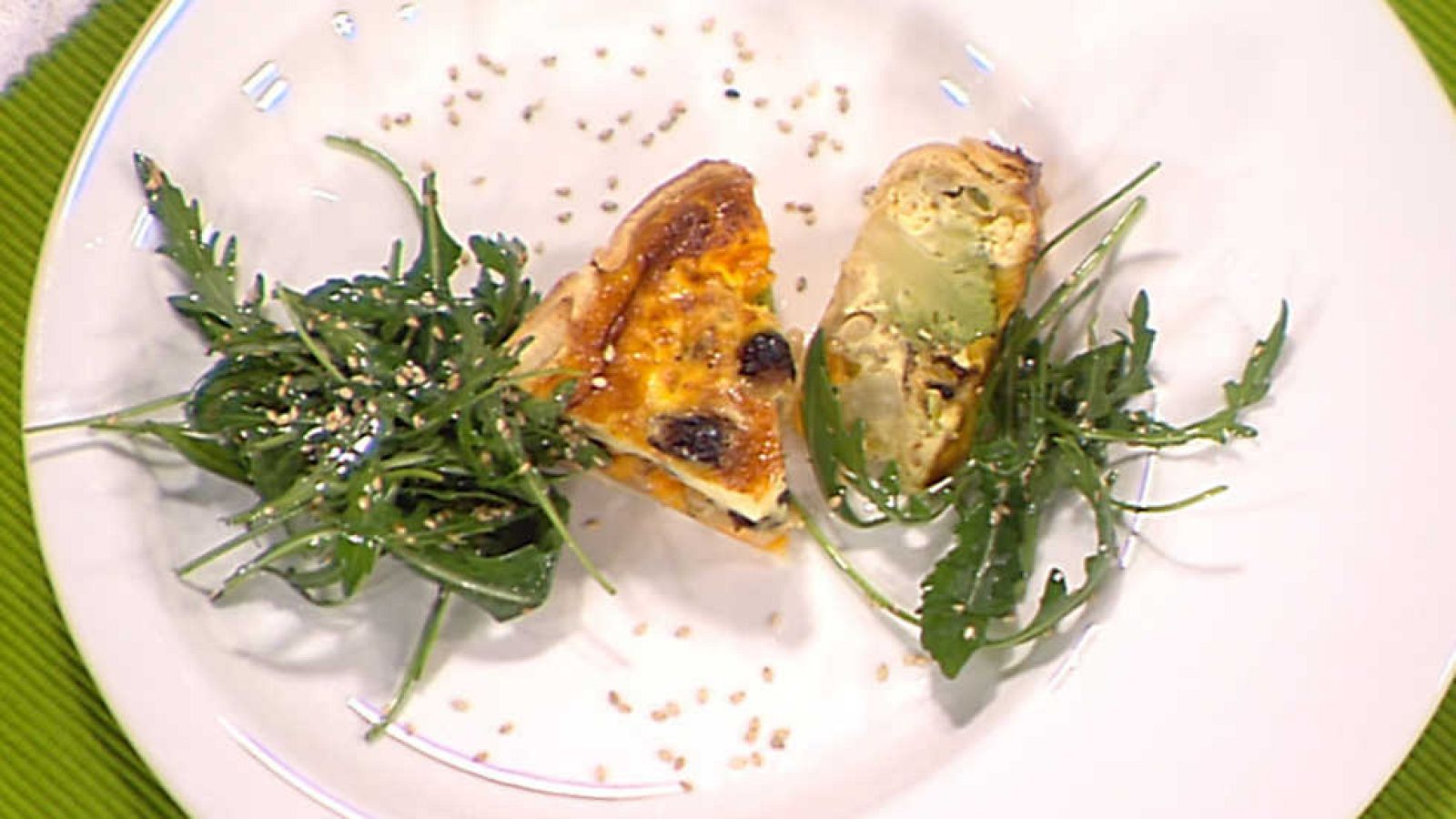 Cocina con Sergio - Tarta de romanesco a los tres quesos - ver ahora