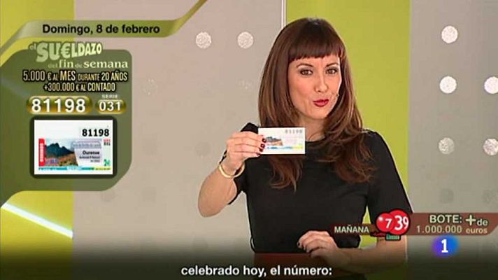 Sorteos ONCE - Sorteo ONCE - 08/02/15