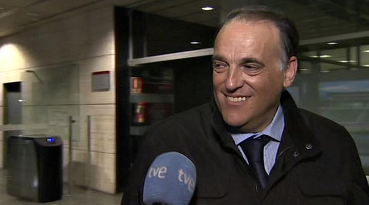 Telediario 1 - Tebas y Villar liman asperezas