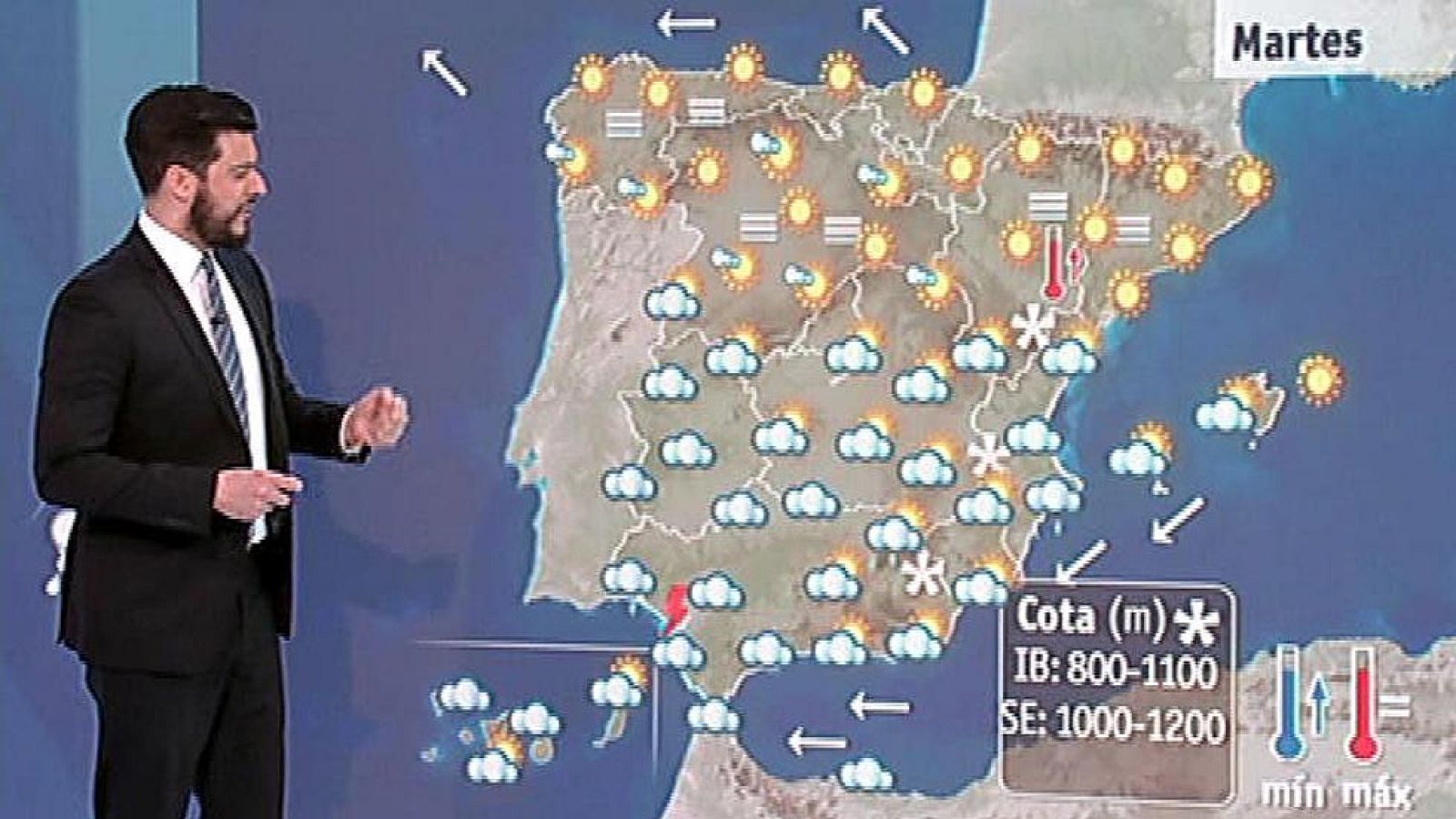 Frío en el tercio norte y lluvias en el sureste