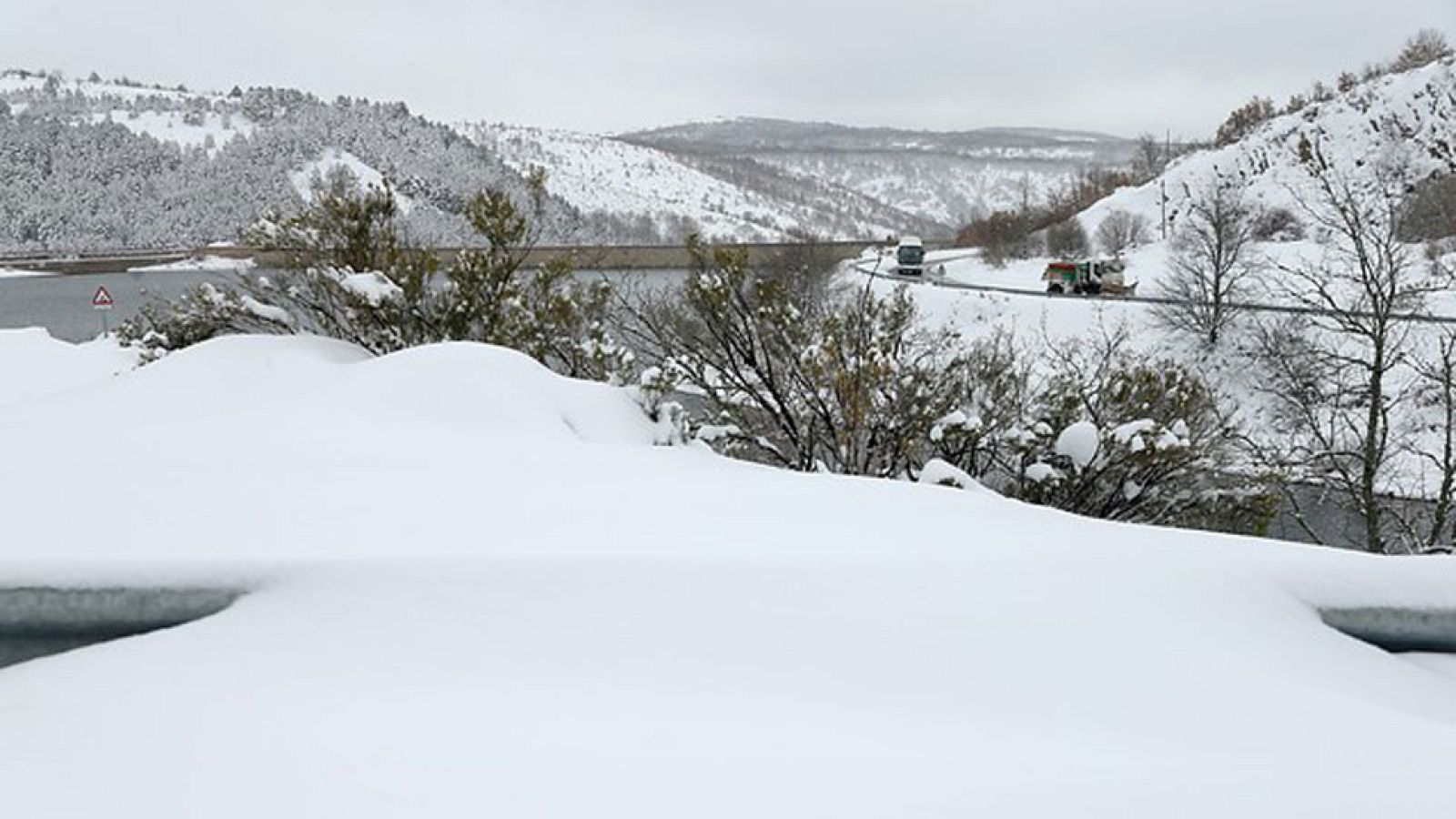 Heladas en gran parte de la mitad norte peninsular