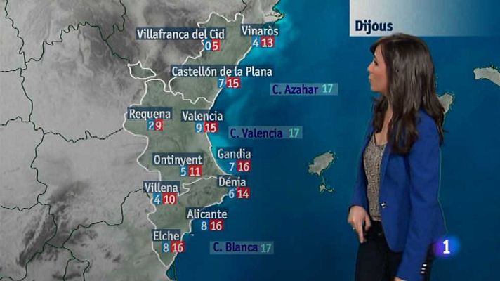 L'informatiu - Comunitat Valenciana - El tiempo en la Comunidad Valenciana - 11/02/15