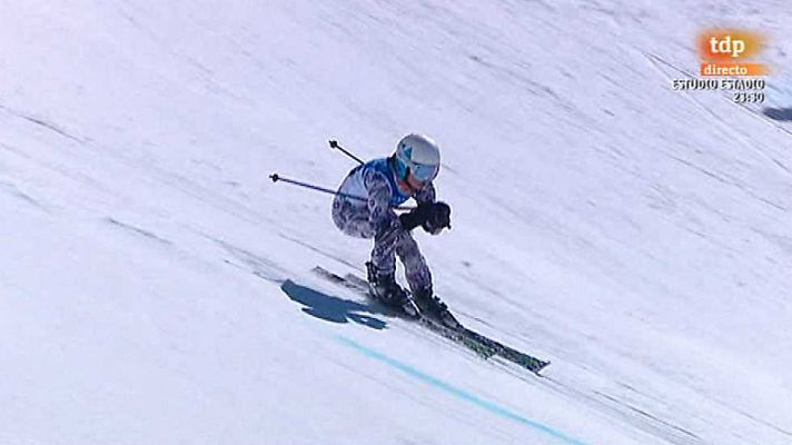 Esquí alpino: Slalom gigante femenino. 2ª manga