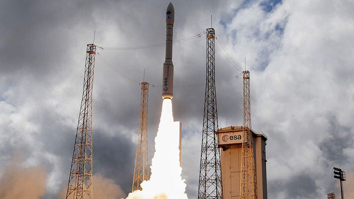 Telediario 1 - Éxito en la primera prueba del avión aeroespacial de la ESA