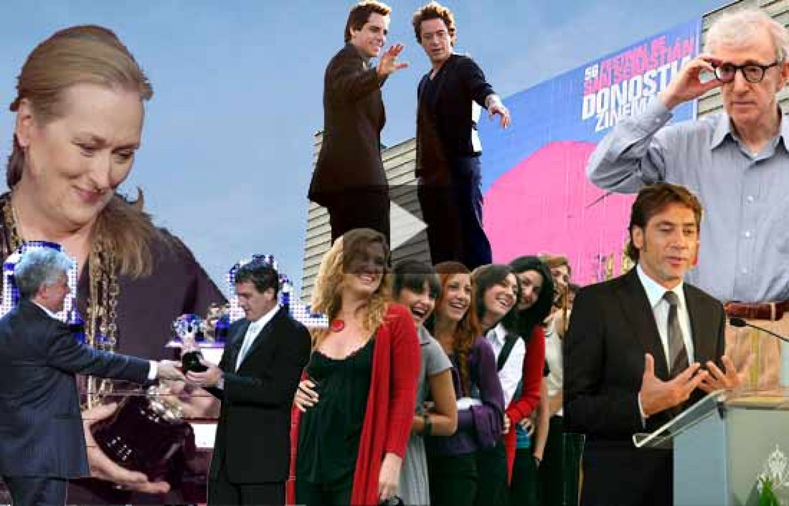 Un festival con Woody Allen, Bardem, Banderas, Meryl Streep... Si quieres saber lo que ha pasado en la capital donostiarra del 18 al 27 de septiembre de 2008, aquí lo tienes en media hora.