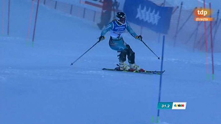 Esquí alpino: Slalom femenino. 1ª manga