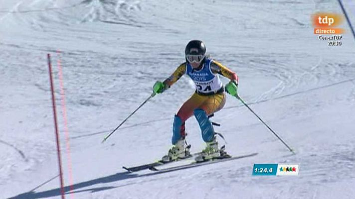 Esquí alpino: Slalom femenino. 2ª manga