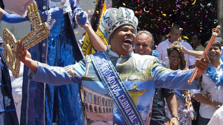 Telediario 1 - El alcalde de Río de Janeiro entrega las llaves de la ciudad al rey Momo que da inicio al Carnaval