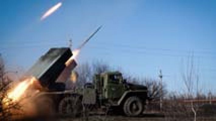 Combates en el este de Ucrania en vísperas del alto el fuego