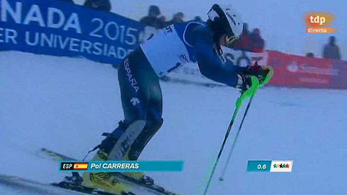 Universiada de invierno - Esquí alpino: Slalom masculino. 1ª manga