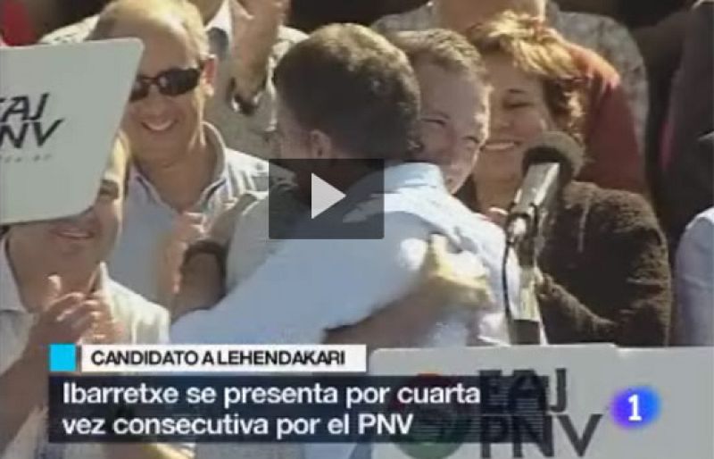  Ibarretxe se presentará a las elecciones vascas