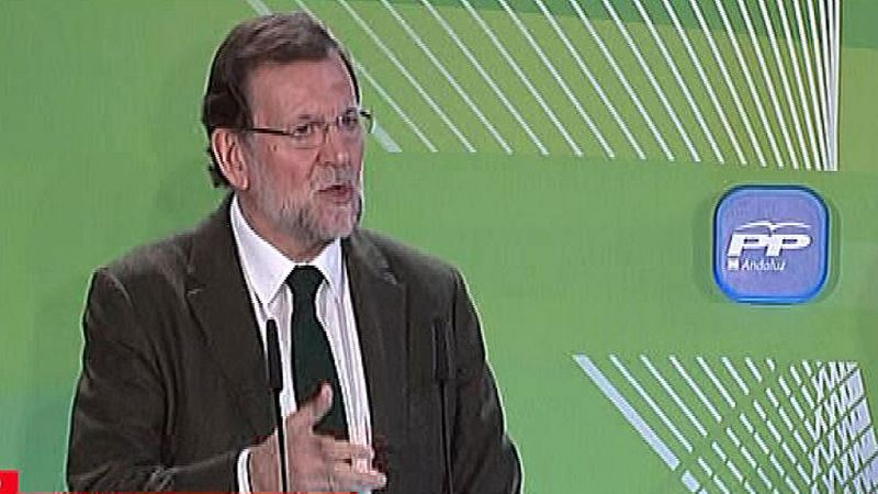 Rajoy insta a Andalucía a subirse al carro de las políticas del PP