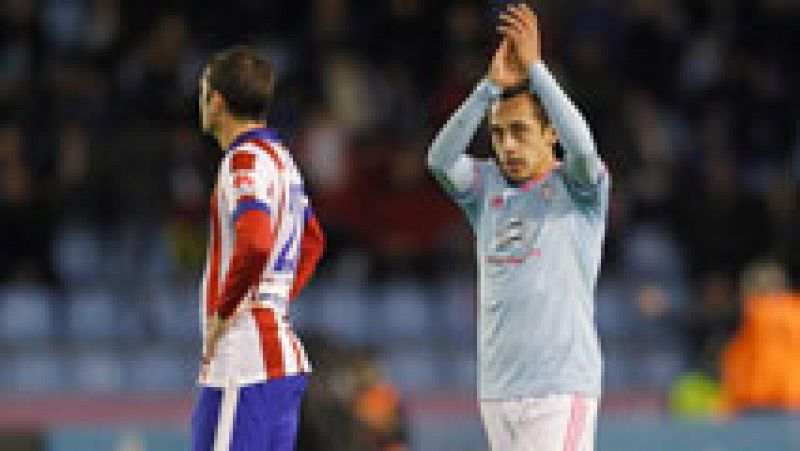 El Celta de Vigo ha frenado la progresión del Atlético de Madrid con una victoria por 2-0 en Balaídos con goles de Nolito y Orellana.