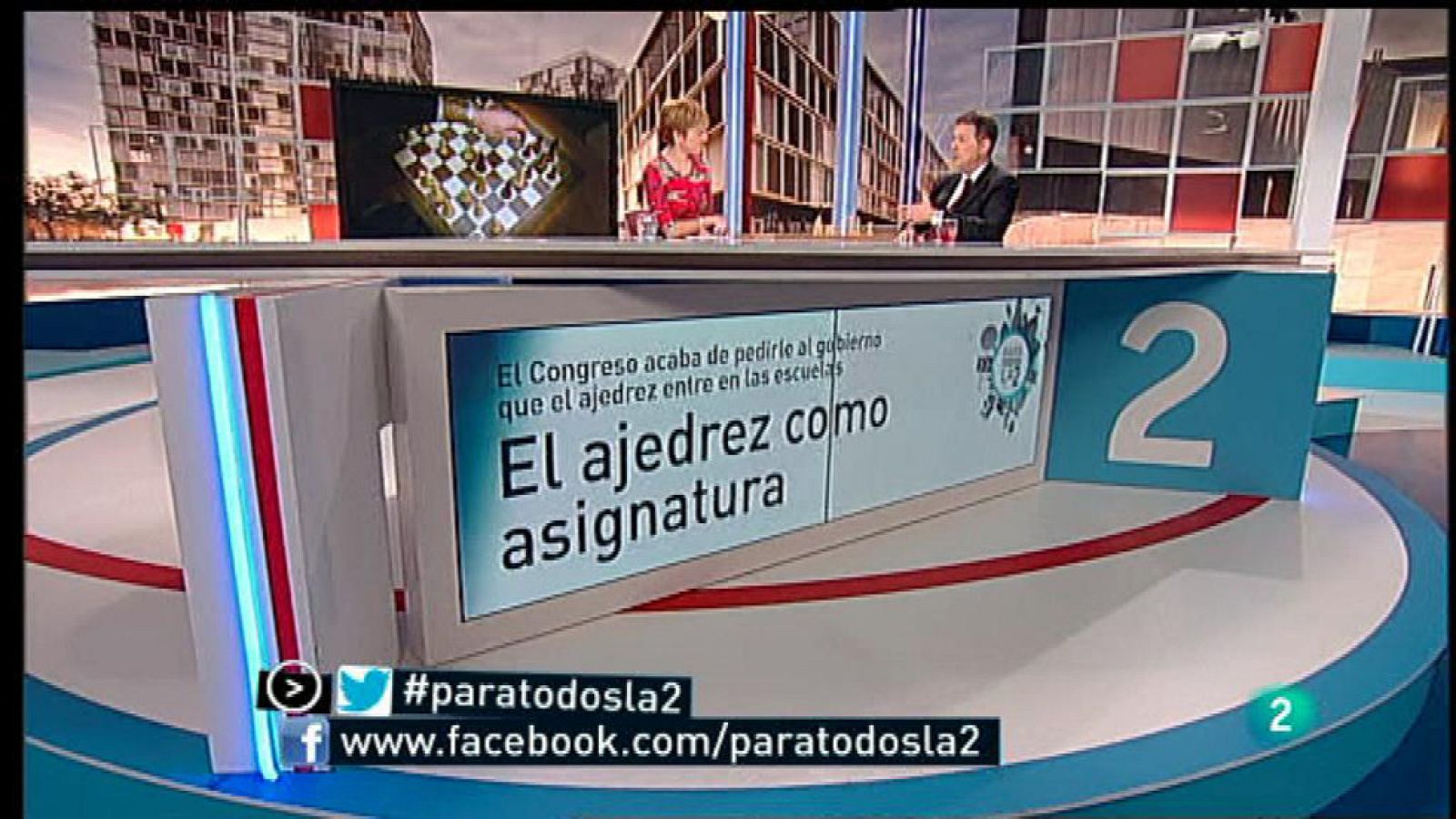 Para Todos La 2 - Entrevista - Miguel Illescas, el ajedrez en la escuela