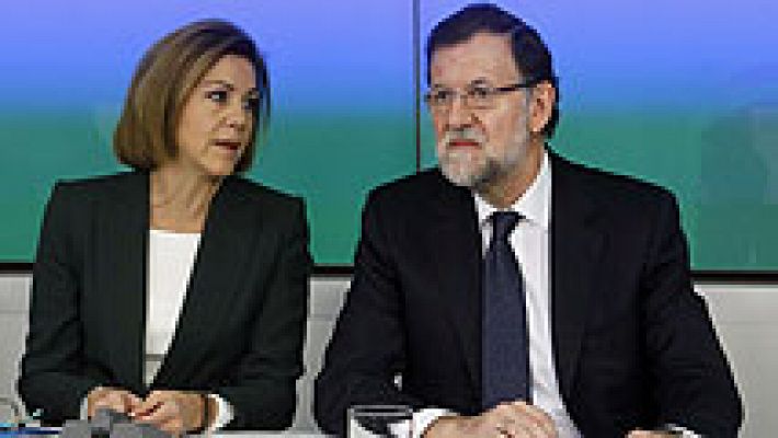 Rajoy dice que los sondeos sitúan al PP en primer lugar
