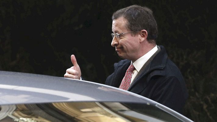 Telediario 1 - El juez Andreu interroga a los imputados por las tarjetas opacas de Bankia