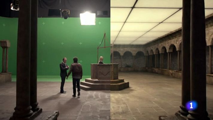 Telediario 1 - Los efectos digitales de 'El Ministerio del Tiempo'