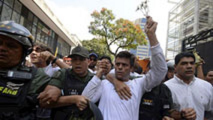 Telediario 1 - El líder opositor venezolano Leopoldo López cumple un año en prisión